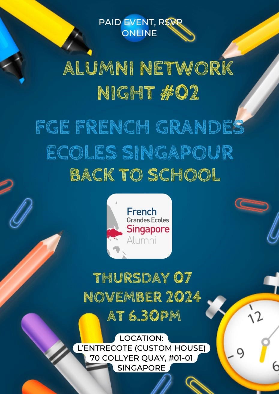 Grandes Ecoles Singapour Alumni Night 2024